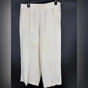 J.Jill Love Linen Wide Leg Pants 100% Linen